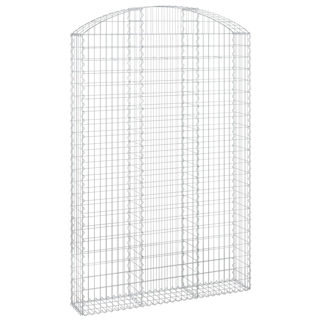 Gabionkurv buet 150x30x220/240 cm galvanisert jern