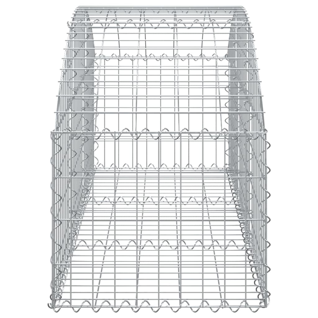 Gabionkurv buet 150x50x40/60 cm galvanisert jern