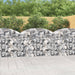 Gabionkurv buet 150x50x100/120 cm galvanisert jern