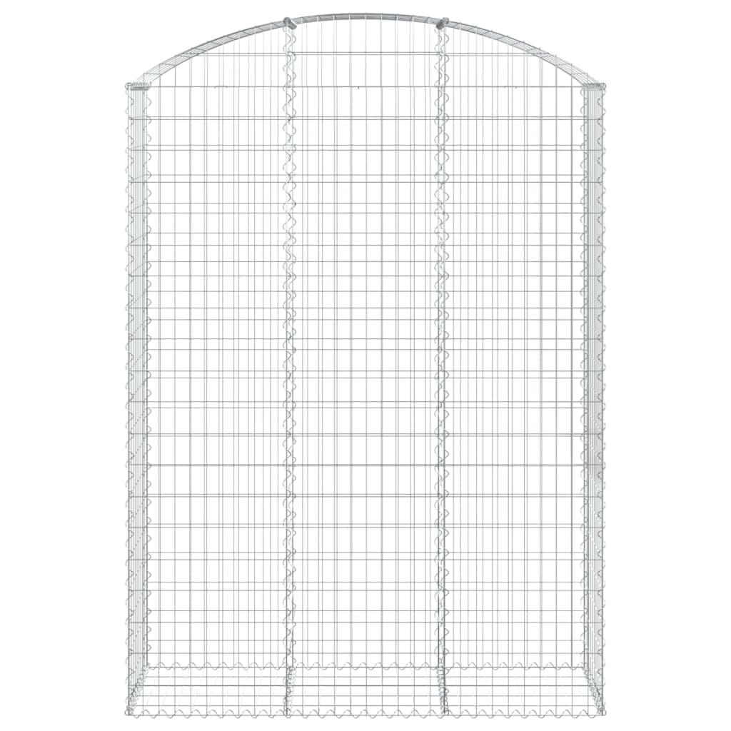 Gabionkurv buet 150x50x200/220 cm galvanisert jern