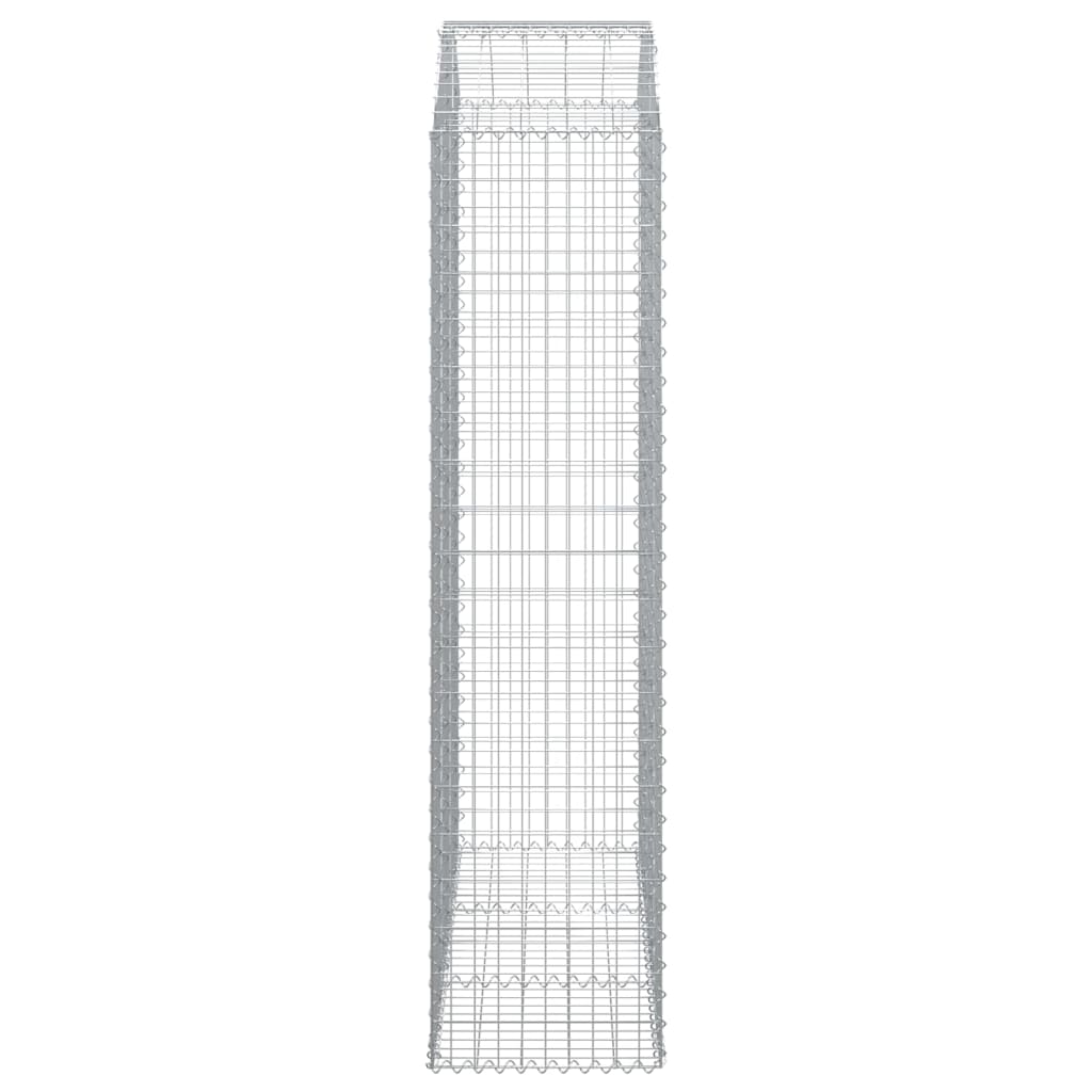 Gabionkurv buet 150x50x200/220 cm galvanisert jern