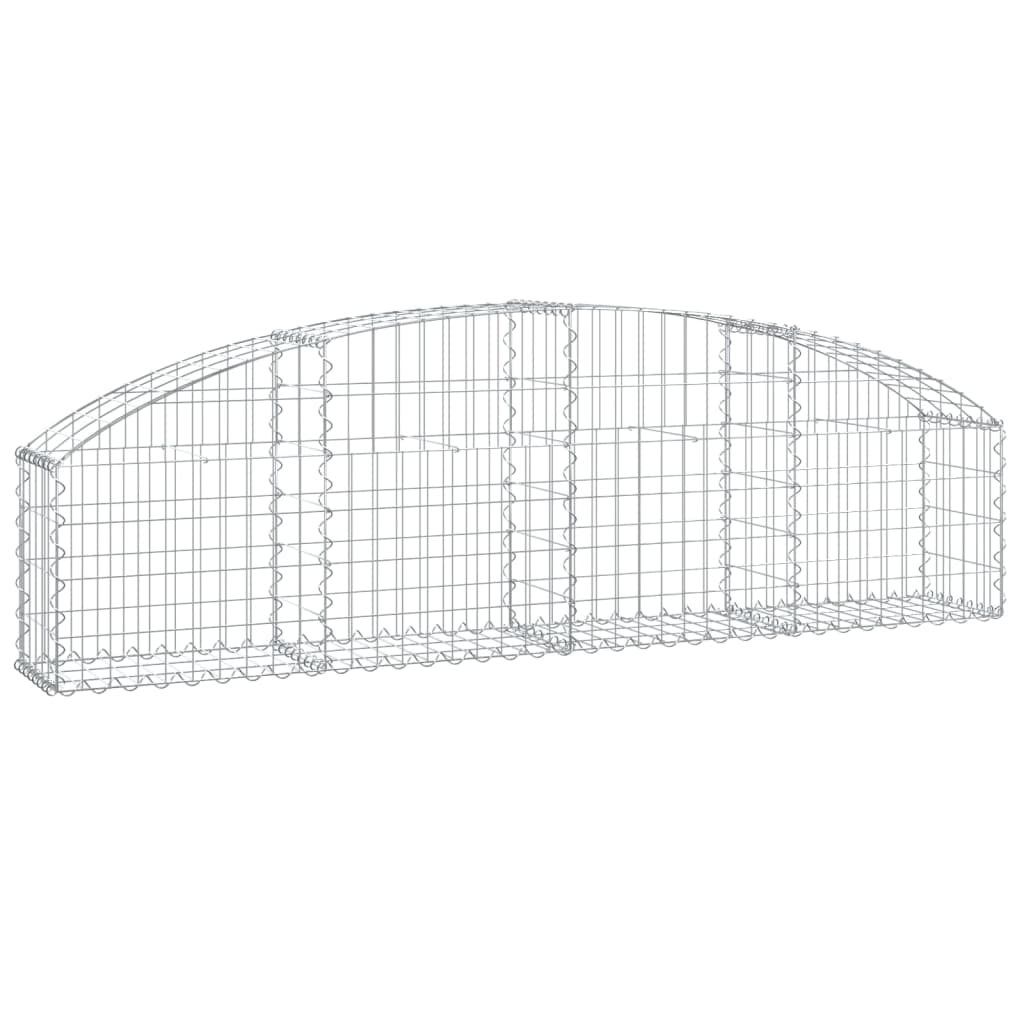 Gabionkurv buet 200x30x40/60 cm galvanisert jern