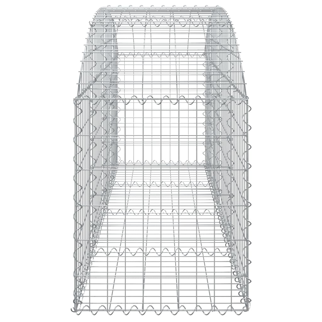 Gabionkurv buet 200x50x60/80 cm galvanisert jern