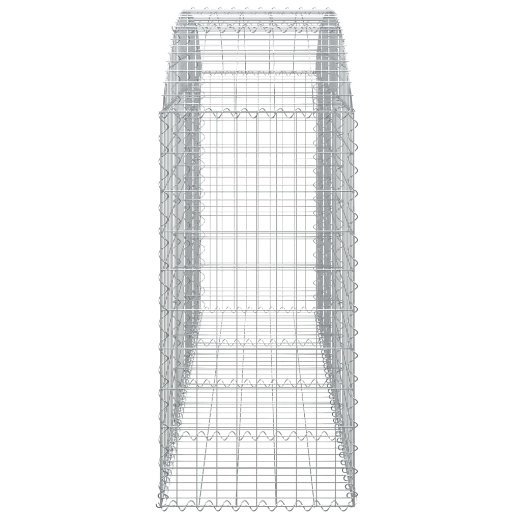 Gabionkurv buet 200x50x100/120 cm galvanisert jern