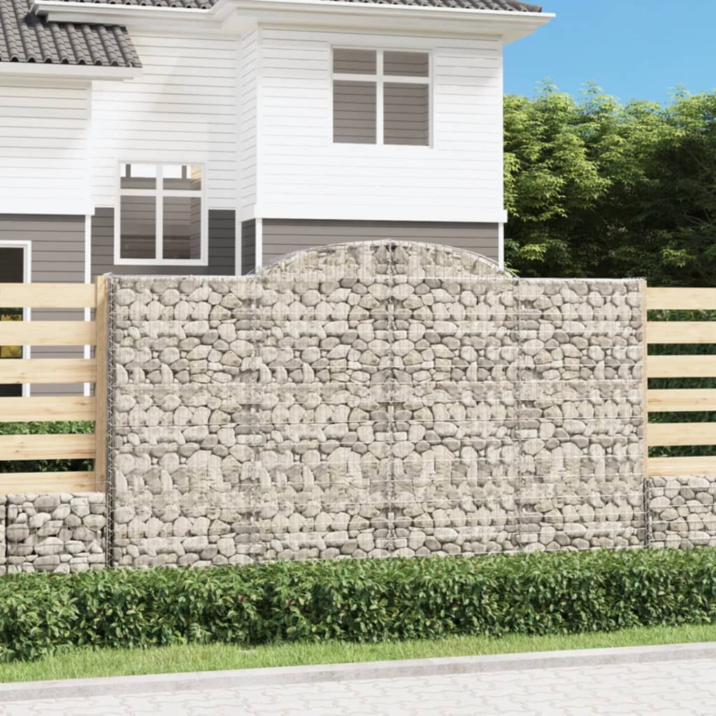 Gabionkurv buet 300x50x180/200 cm galvanisert jern
