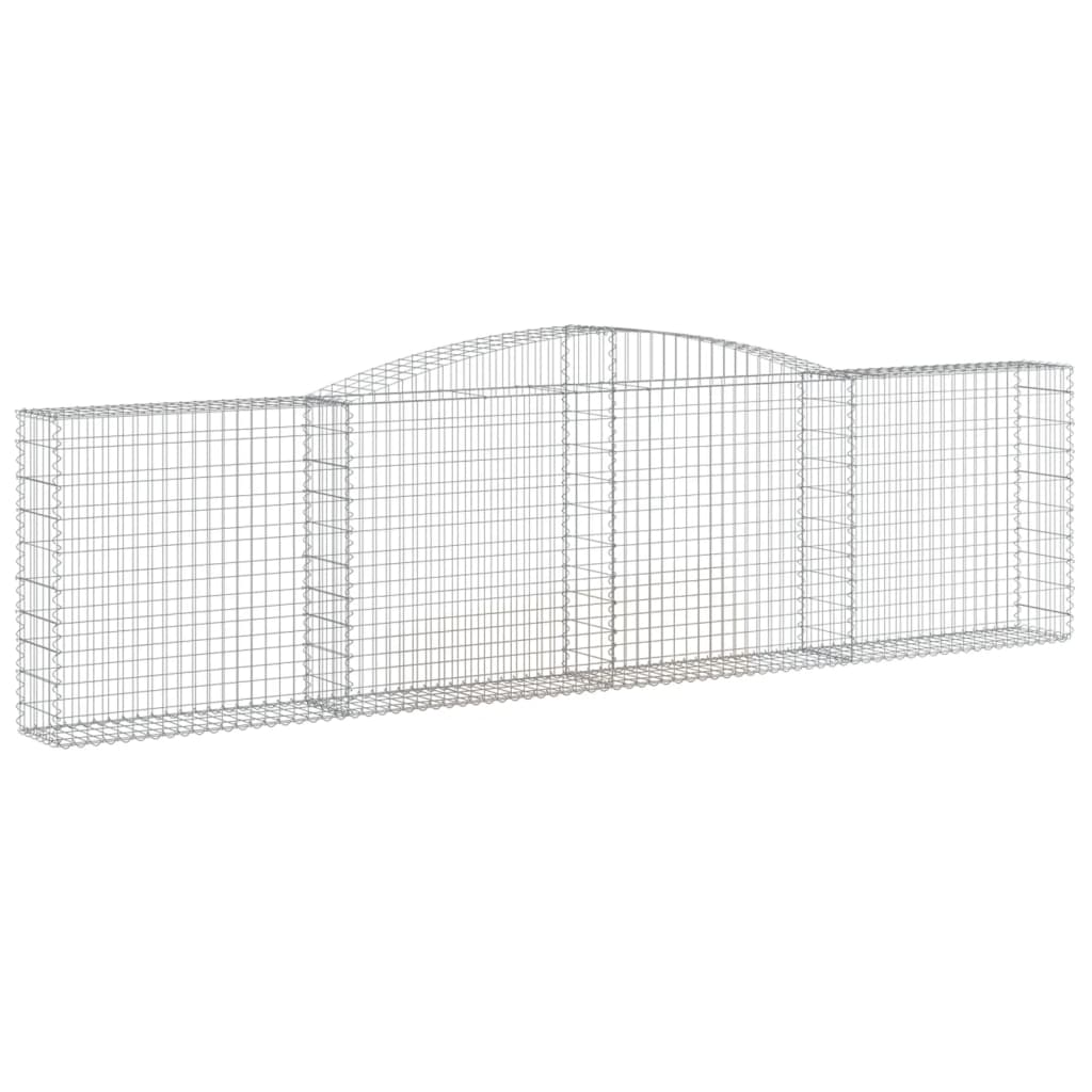 Gabionkurv buet 400x30x100/120 cm galvanisert jern