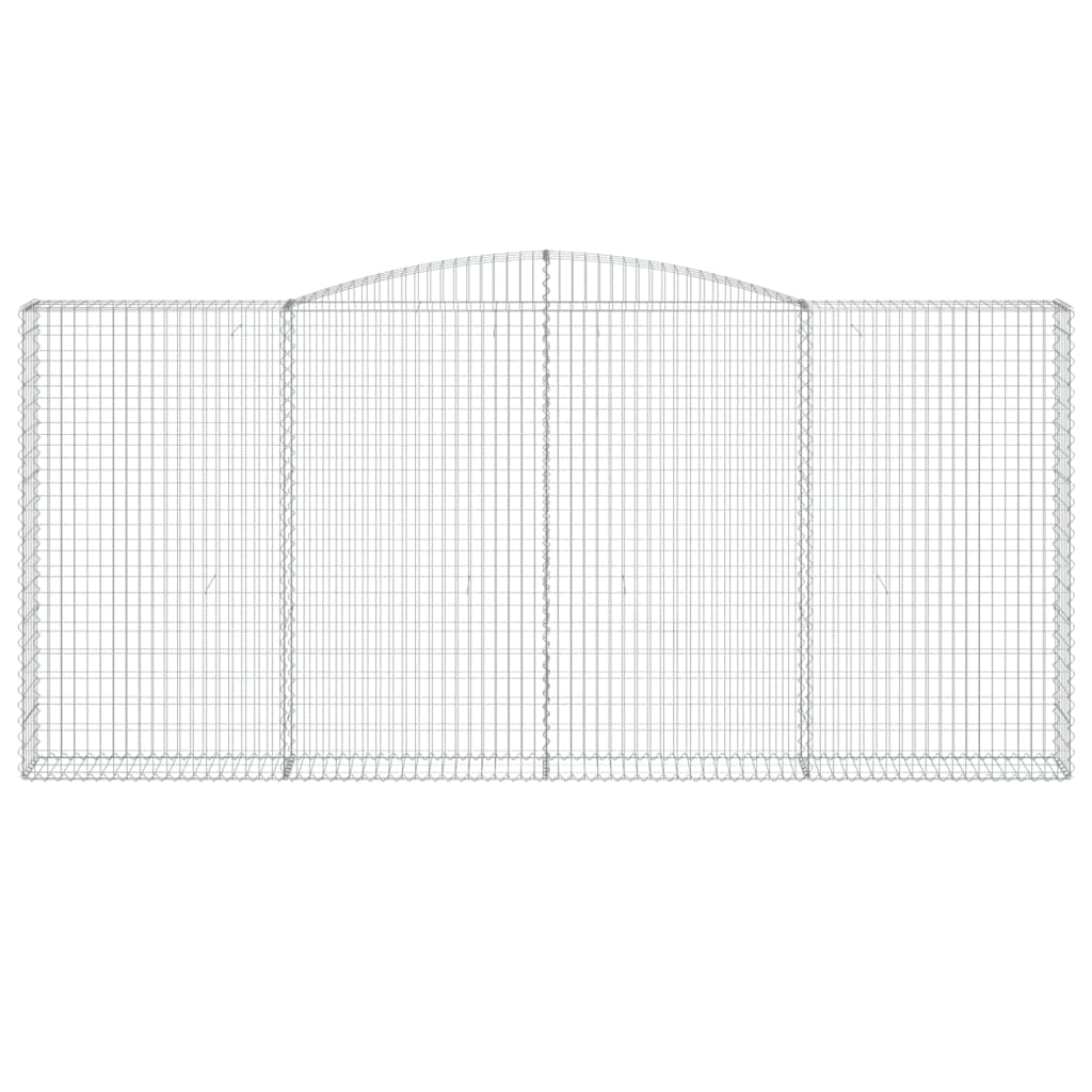 Gabionkurv buet 400x30x180/200 cm galvanisert jern