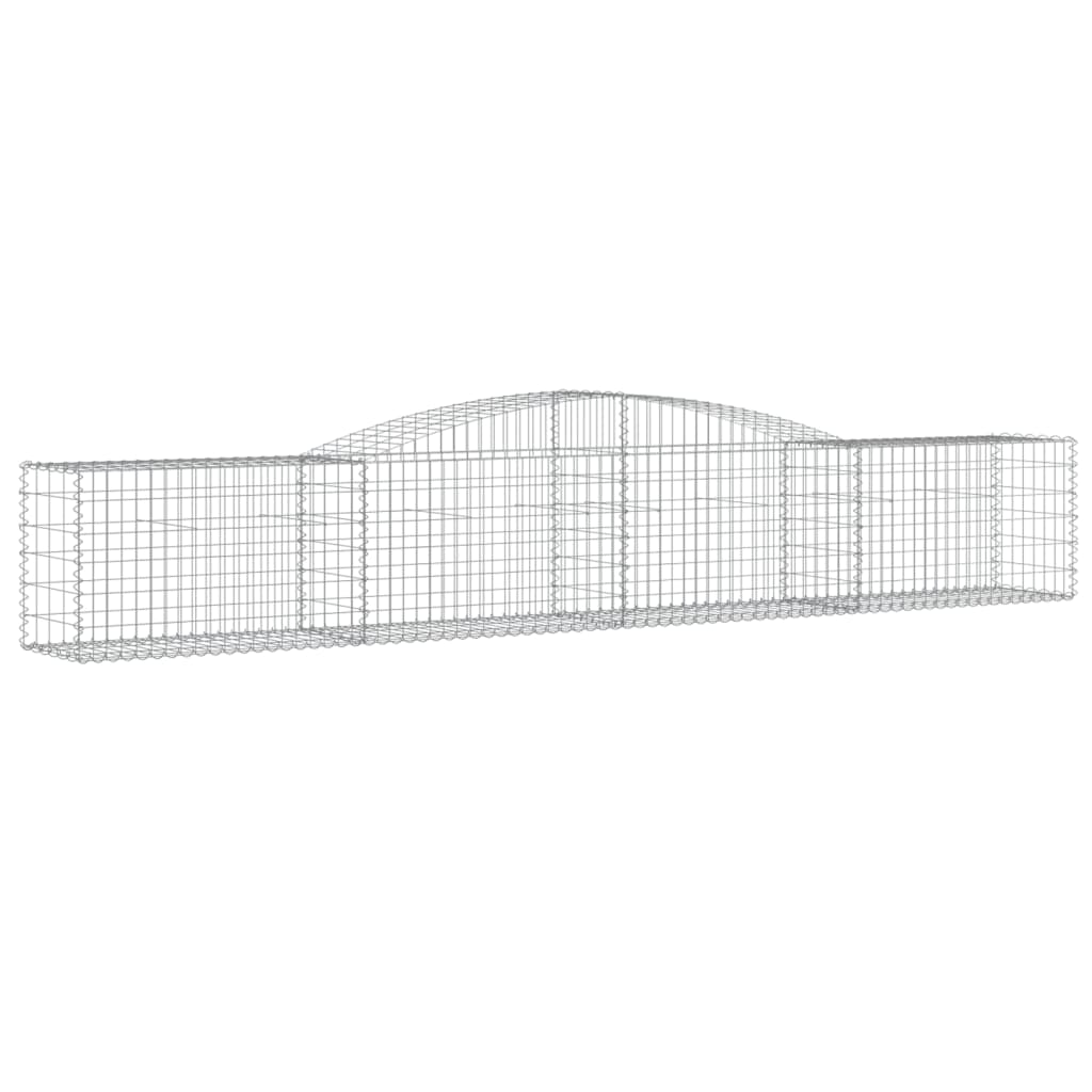 Gabionkurv buet 400x50x60/80 cm galvanisert jern