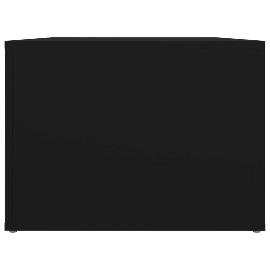 Salongbord svart 80x50x36 cm konstruert tre