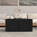 Salongbord svart 80x50x36 cm konstruert tre