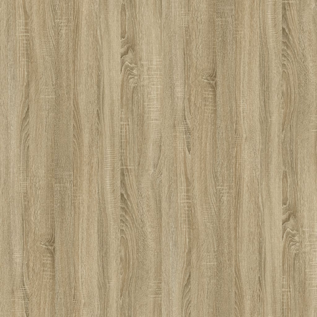 Skrivebord sonoma eik 100x49x75 cm konstruert tre