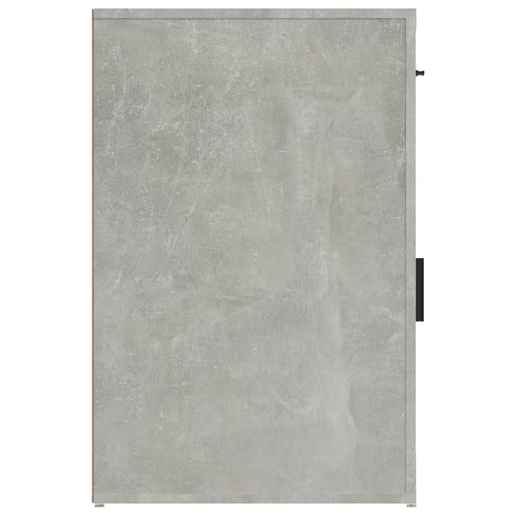 Skap til skrivebord betonggrå 40x49x75 cm konstruert tre