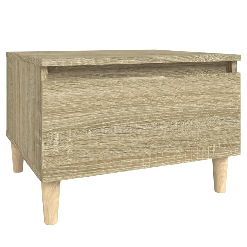 Sidebord sonoma eik 50x46x35 cm konstruert tre