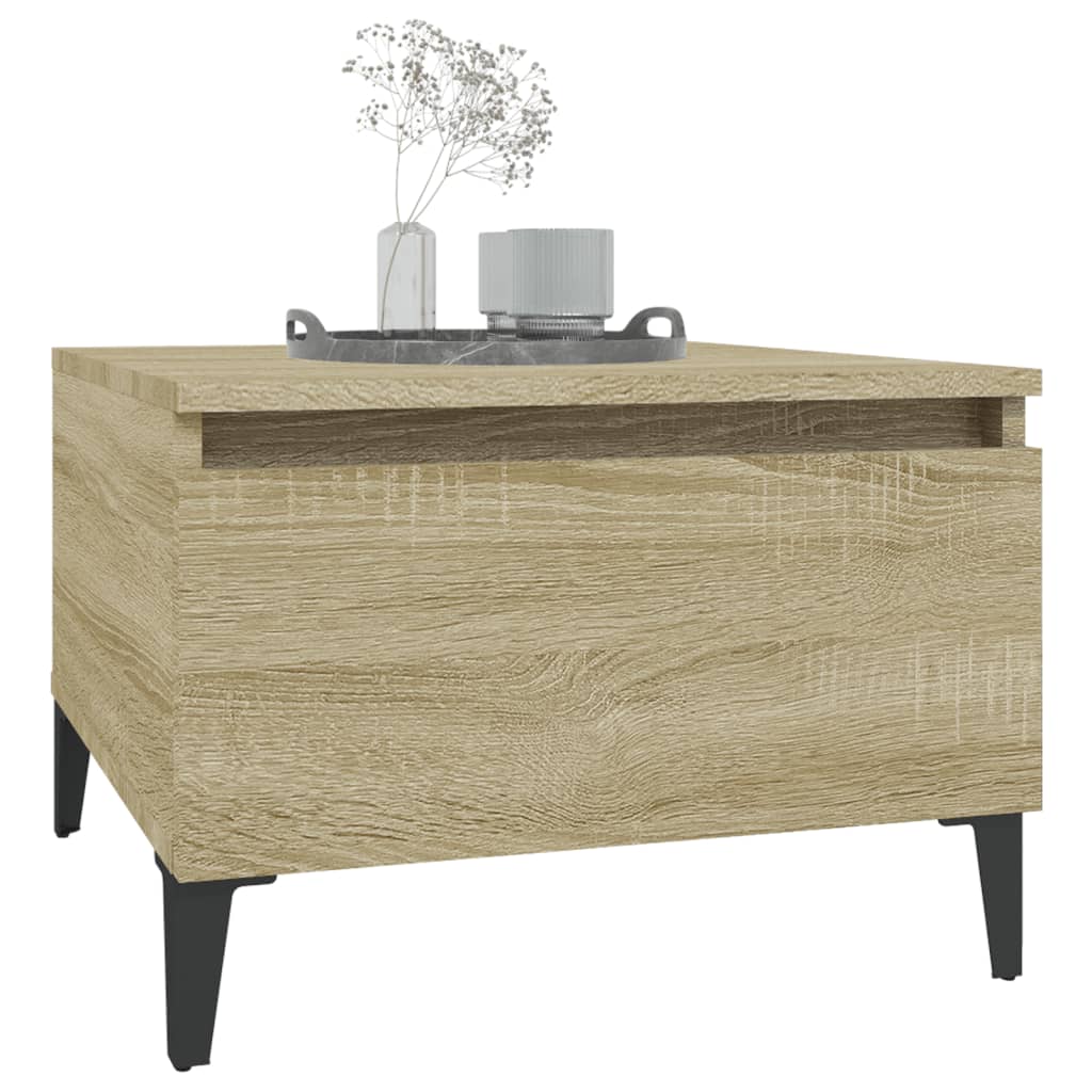 Sidebord sonoma eik 50x46x35 cm konstruert tre