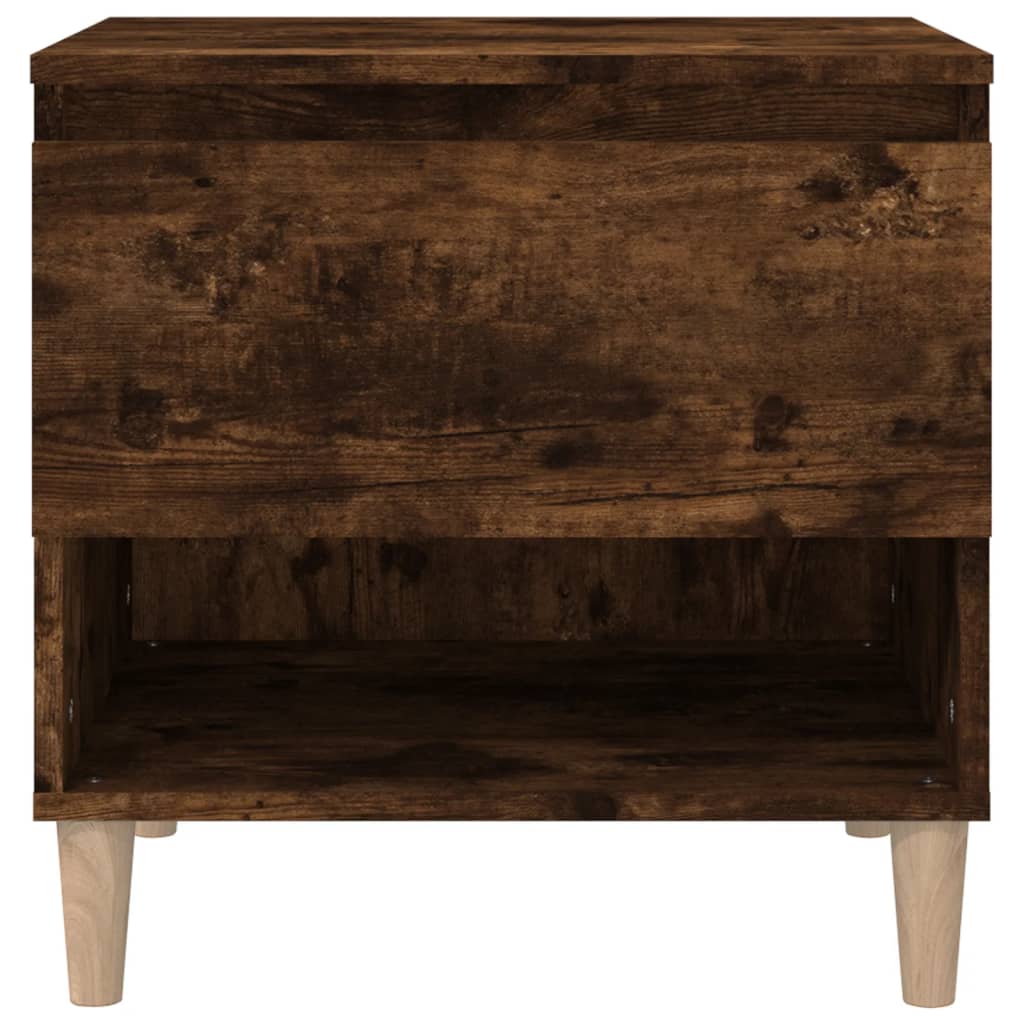 Nattbord røkt eik 50x46x50 cm konstruert tre