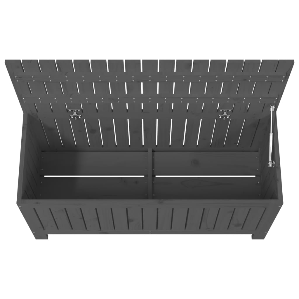 Putekasse grå 108x42,5x54 cm heltre furu