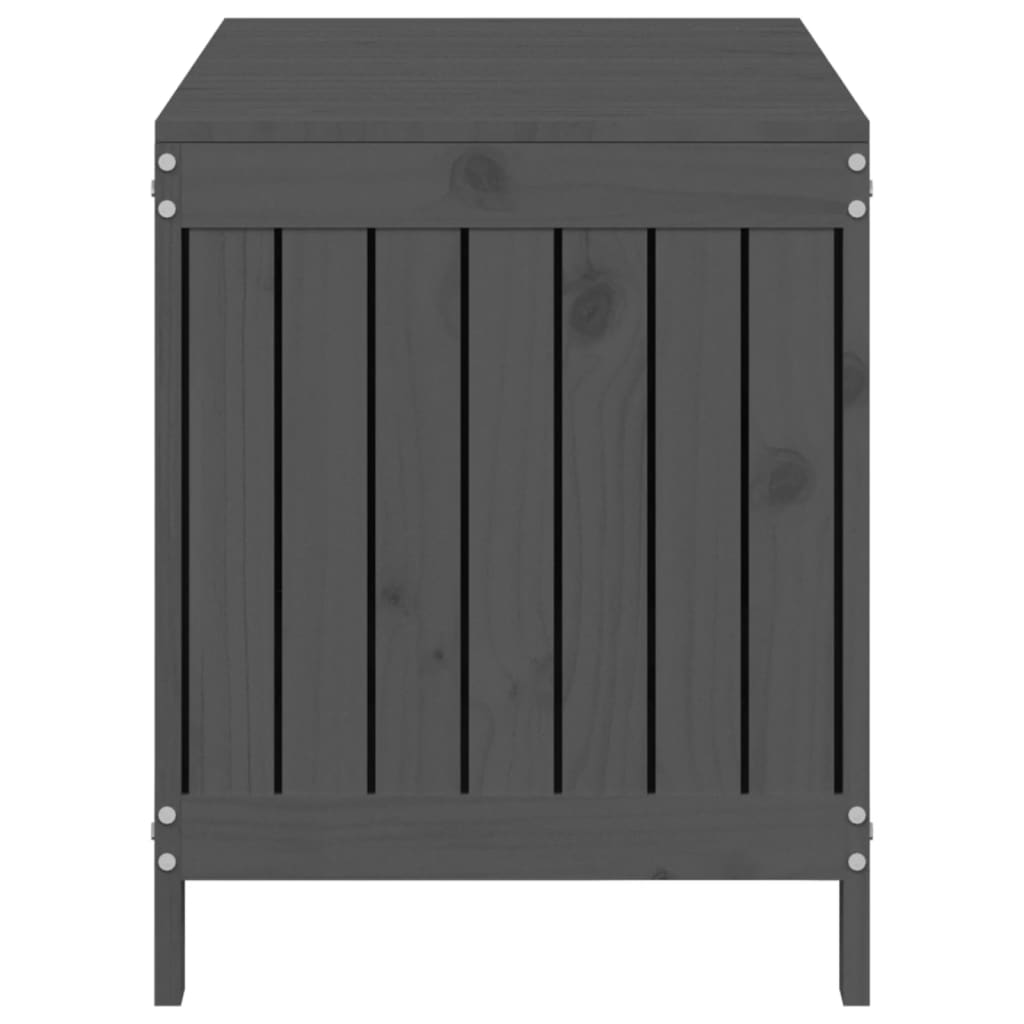 Putekasse grå 115x49x60 cm heltre furu
