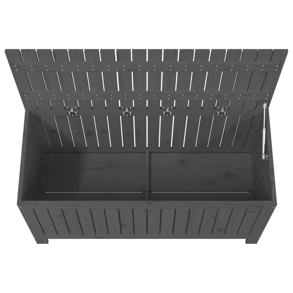 Putekasse grå 115x49x60 cm heltre furu