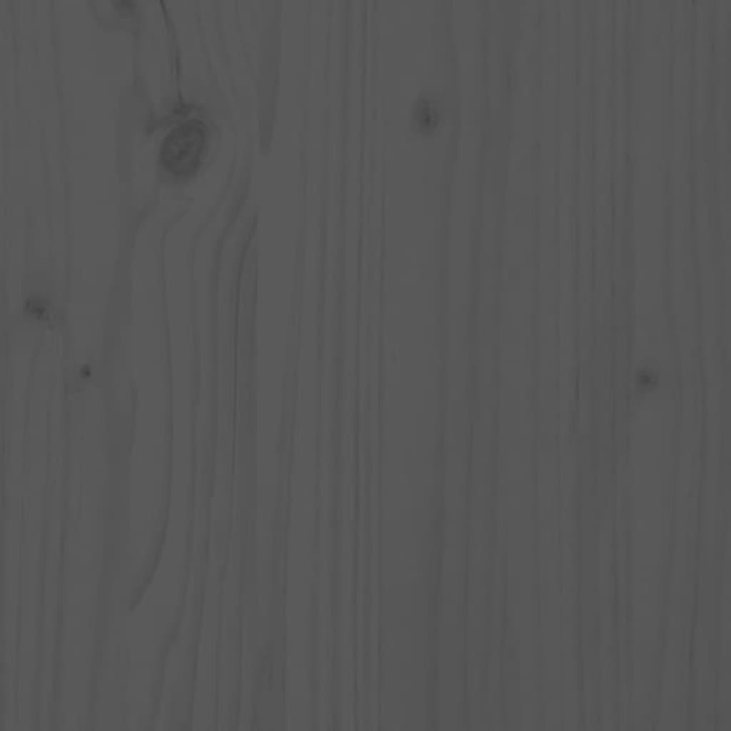 Putekasse grå 115x49x60 cm heltre furu