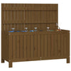 Putekasse honningbrun 115x49x60 cm heltre furu