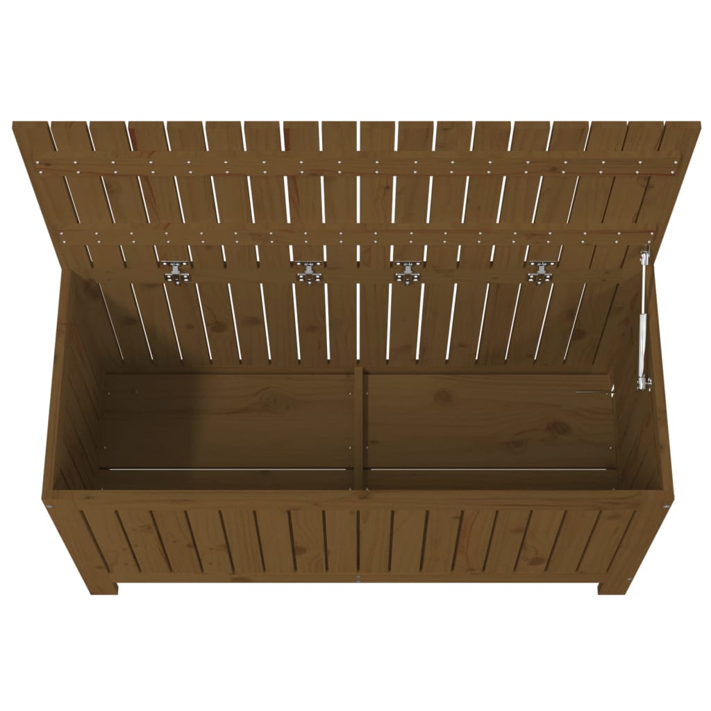 Putekasse honningbrun 115x49x60 cm heltre furu