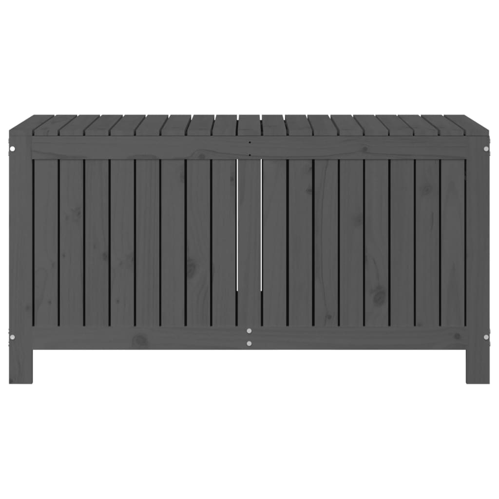 Putekasse grå 121x55x64 cm heltre furu