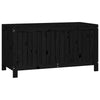 Putekasse svart 121x55x64 cm heltre furu