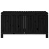 Putekasse svart 121x55x64 cm heltre furu
