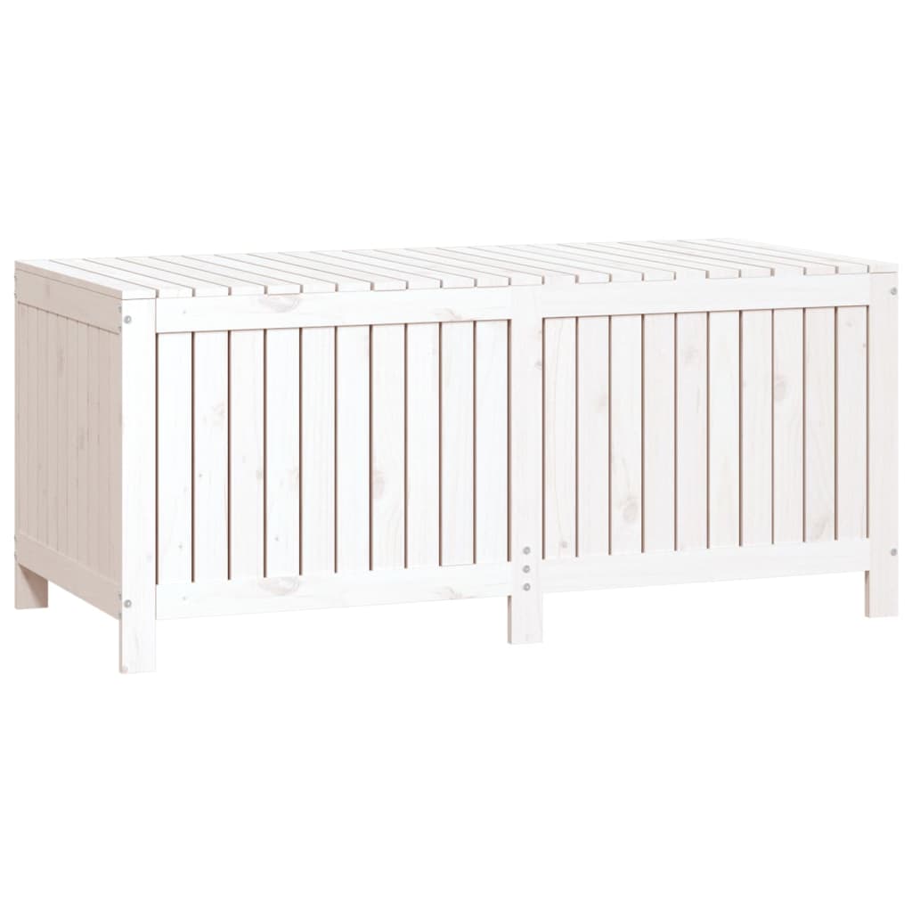 Putekasse hvit 147x68x64 cm heltre furu