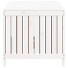 Putekasse hvit 147x68x64 cm heltre furu