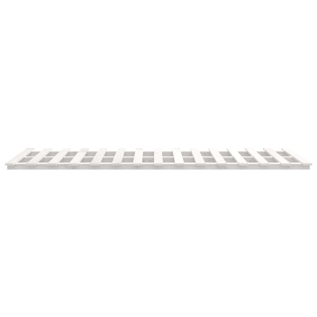 Sengeramme hvit 90x200 cm heltre furu