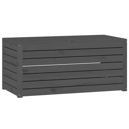 Hagekasse grå 101x50,5x46,5 cm heltre furu