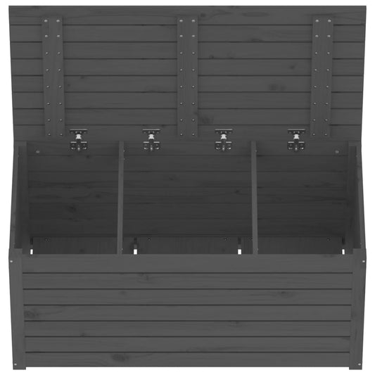 Hagekasse grå 101x50,5x46,5 cm heltre furu