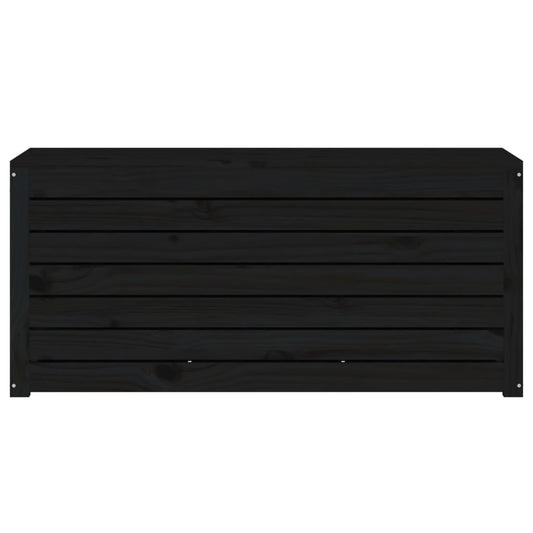Hagekasse svart 101x50,5x46,5 cm heltre furu
