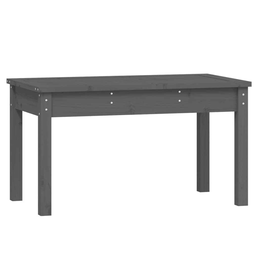 Hagebenk grå 80x44x45 cm heltre furu