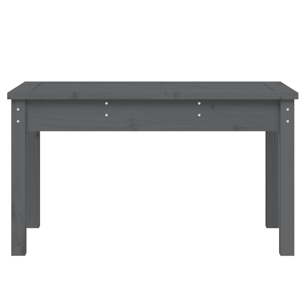 Hagebenk grå 80x44x45 cm heltre furu