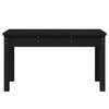 Hagebenk svart 80x44x45 cm heltre furu