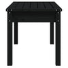 Hagebenk svart 80x44x45 cm heltre furu