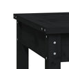 Hagebenk svart 80x44x45 cm heltre furu