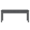 Hagebenk grå 109x44x45 cm heltre furu