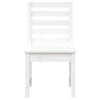 Hagestoler 2 stk hvit 50x48x91,5 cm heltre furu