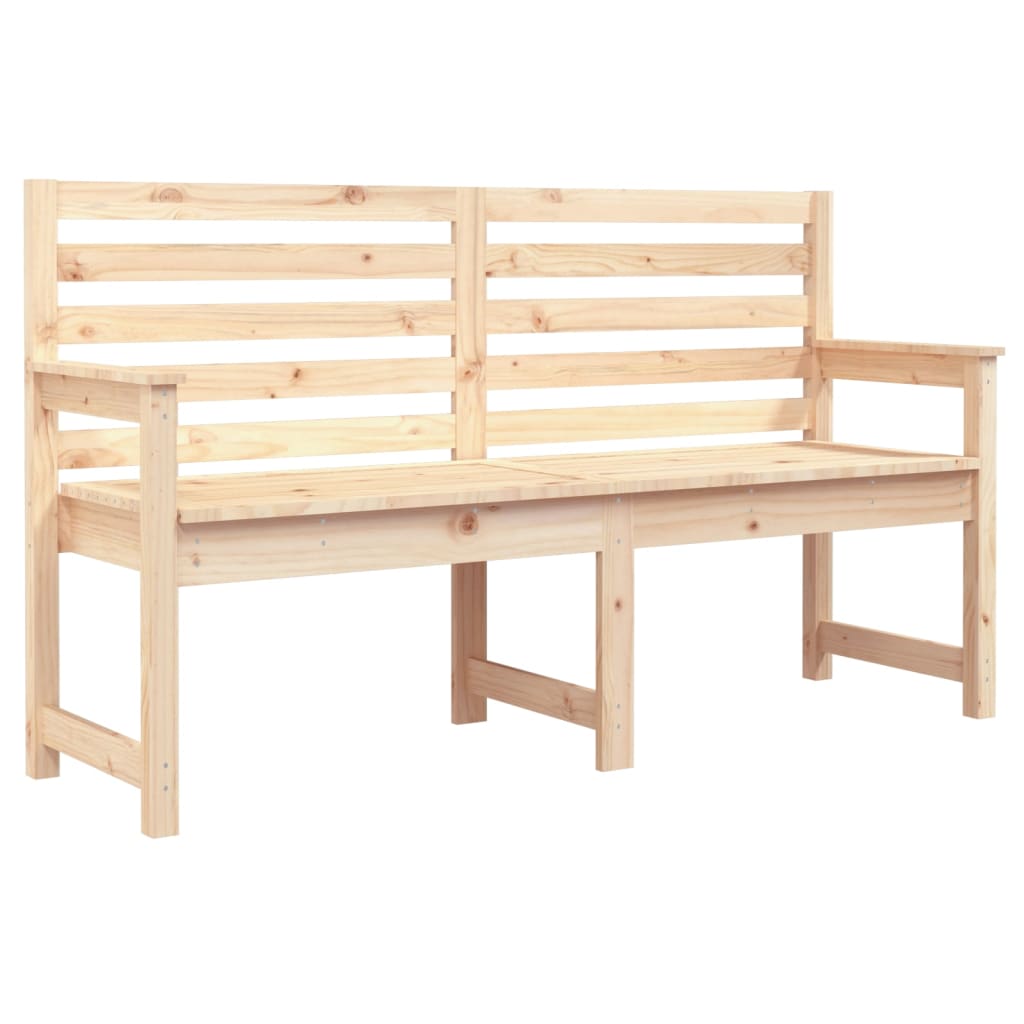 Hagebenk 159,5x48x91,5 cm heltre furu