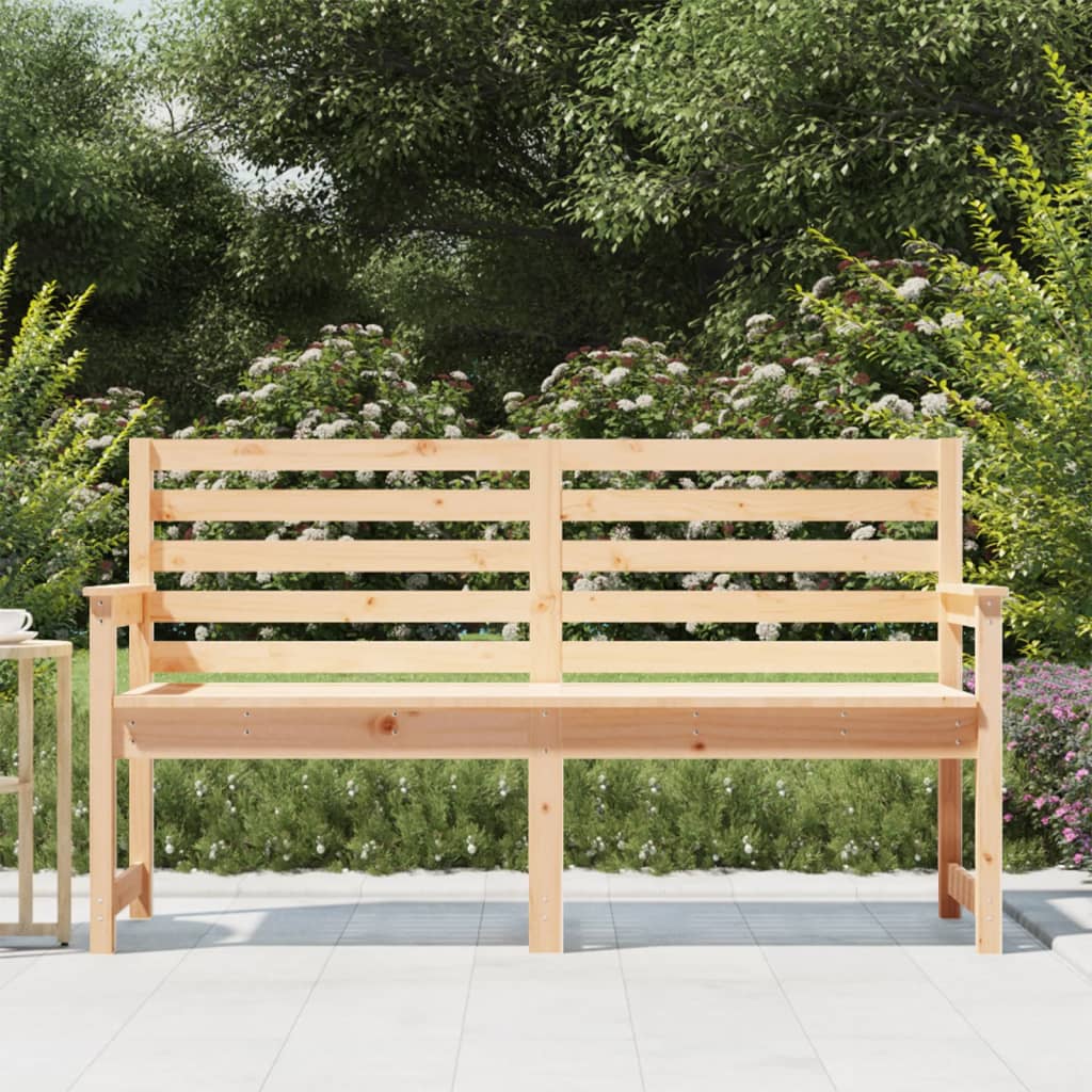 Hagebenk 159,5x48x91,5 cm heltre furu