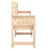 Hagebenk 159,5x48x91,5 cm heltre furu
