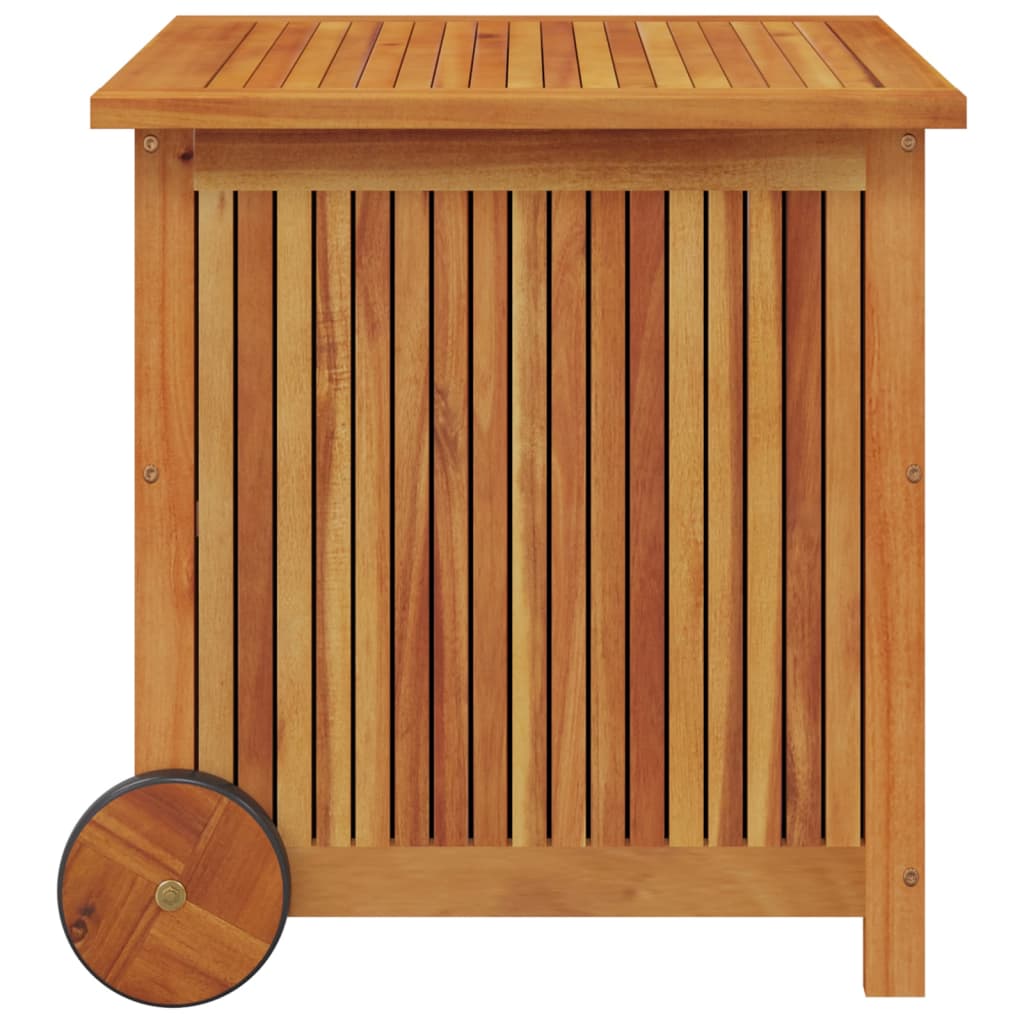 Putekasse med hjul 60x50x58 cm heltre akasie