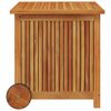 Putekasse med hjul 60x50x58 cm heltre akasie