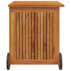 Putekasse med hjul 60x50x58 cm heltre akasie
