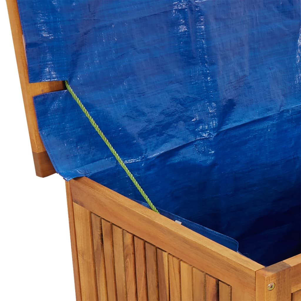 Putekasse med hjul 60x50x58 cm heltre akasie