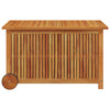 Putekasse med hjul 90x50x58 cm heltre akasie