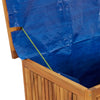 Putekasse med hjul 90x50x58 cm heltre akasie